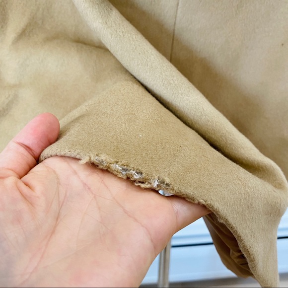 Banana Republic Wool & Cashmere Coat w/Shearling Collar - Picture 8 of 11